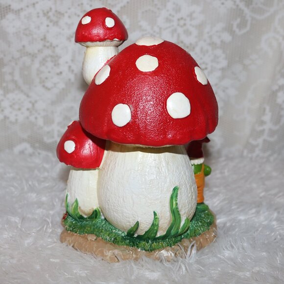 Cracker Barrel lighted fairy mushroom house NIB works great - Picture 3 of 10